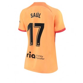 Damen Fußballbekleidung Atletico Madrid Saul Niguez #17 3rd Trikot 2022-23 Kurzarm